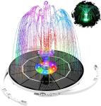 AISITIN Solar Fountain Pump with LED Lights