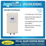 AquaShine LED Fountain Lights with Timer and Remote