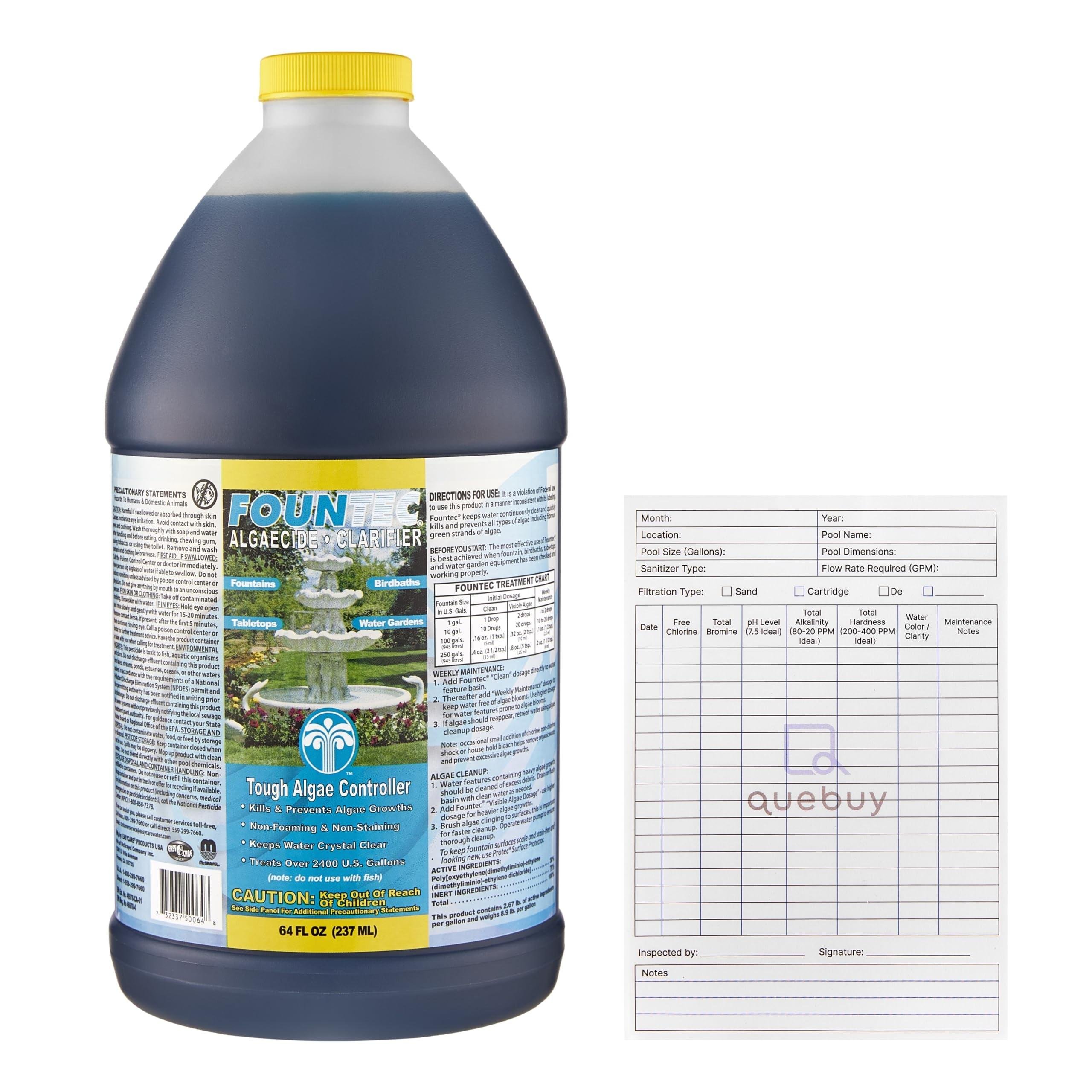 FounTec Algaecide & Clarifier for Fountains