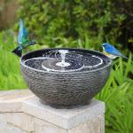 AISITIN Solar Fountain Pump with LED Lights
