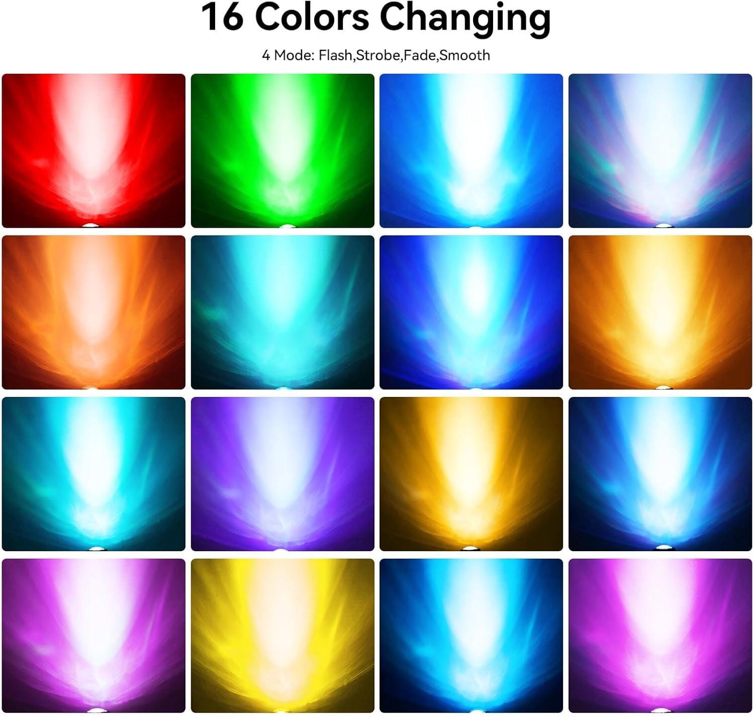 Colorful Submersible Pond Lights with Timer
