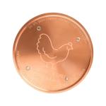 Copper Bird Bath Cleaning Disc for Outdoors