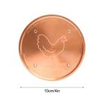 Copper Bird Bath Cleaning Disc for Outdoors