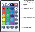 Colorful Submersible Pond Lights with Timer