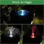 AISITIN Solar Fountain Pump with LED Lights