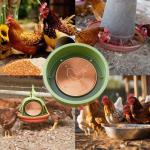 Copper Bird Bath Cleaning Disc for Outdoors