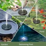 Solar Fountain Light with 7 Color Options