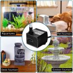 Mini Submersible Water Pump for Fountains and Ponds