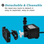 Mini Submersible Water Pump for Fountains and Ponds