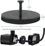 Mini Solar Fountain Water Pump with Panel Kit