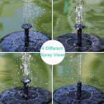 Mini Solar Fountain Water Pump with Panel Kit