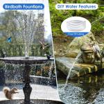 Solar Fountain Pump for Bird Baths and Ponds