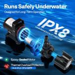 SPECSTAR 100W Submersible Water Pump with Adjustable Flow