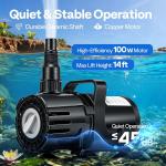 SPECSTAR 100W Submersible Water Pump with Adjustable Flow