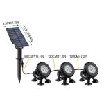Color Changing Solar Submersible Fountain Lights