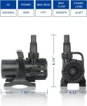 OYO 3000 GPH Submersible Pond Pump for Fountains
