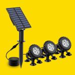 Color Changing Solar Submersible Fountain Lights