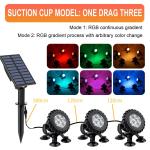 Color Changing Solar Submersible Fountain Lights