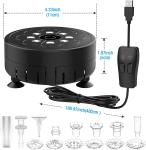 Adjustable USB Water Fountain Pump for Bird Baths