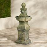 Italian Royal Lion 54" Outdoor Stone Fountain