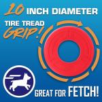 Nerf Dog Atomic Flyer Frisbee for Medium/Large Dogs