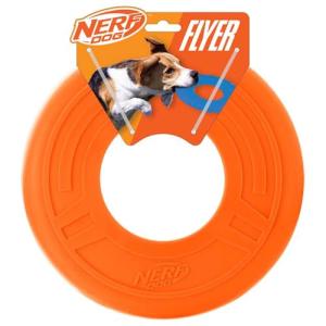 Nerf Dog 10-Inch Atomic Flyer Toy - Orange