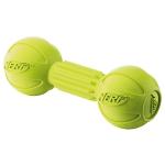 Nerf Dog Durable Chew Barbell Toy, Green