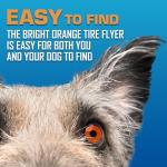 Nerf Dog 10-Inch Atomic Flyer Toy - Orange