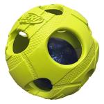 Nerf Dog Light-Up Green Bash Ball Toy
