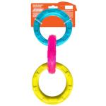 Nerf Dog 10.5" TPR 3-Ring Tug Toy