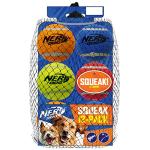 Nerf Dog 12-Piece Toy Set with Squeaky Balls