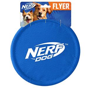 Nerf Dog Large Blue Flying Disk Toy