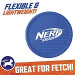 Nerf Dog Large Blue Flying Disk Toy