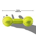 Nerf Dog Barbell Chew Toys, Blue and Green