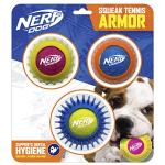 Nerf Dog Squeak Armor Tennis Balls 3-Pack
