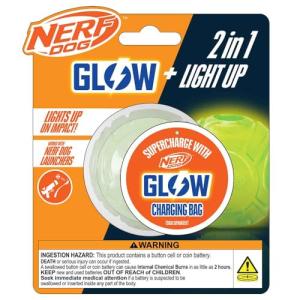 Nerf Dog LED Interactive Ball, Lightweight and Waterproof