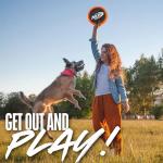 Nerf Dog Lightweight Frisbee Toy for Medium/Large Breeds