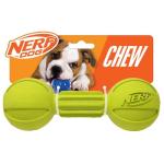 Nerf Dog Durable Chew Barbell Toy, Green