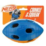 6" Blue and Orange TPR Bash Crunch Football