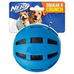 Nerf Dog 4-Inch Crunchable Rubber Ball - Blue