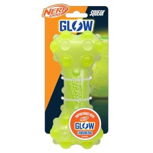 Nerf Dog Squeaky Bubble Bone Toy 17.8 cm