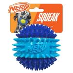 Nerf Dog Spike Squeak Ball Toy - Blue
