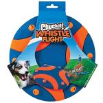 Chuckit! Whistle Flight Dog Fetch Toy, Orange/Blue
