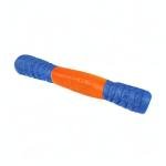 11.5-Inch Blue and Orange Squeaky Dog Stick