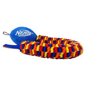Nerf Dog Rainbow Vortex Tug Toy for Medium/Large Dogs
