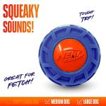 Nerf Dog Squeak Ball for Large Breeds