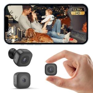 4K WiFi Mini Spy Camera with AI Motion Detection