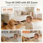 4K WiFi Mini Spy Camera with AI Motion Detection