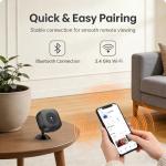 4K WiFi Mini Spy Camera with AI Motion Detection