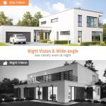 GridTera Wireless Smart Video Doorbell with AI Alerts